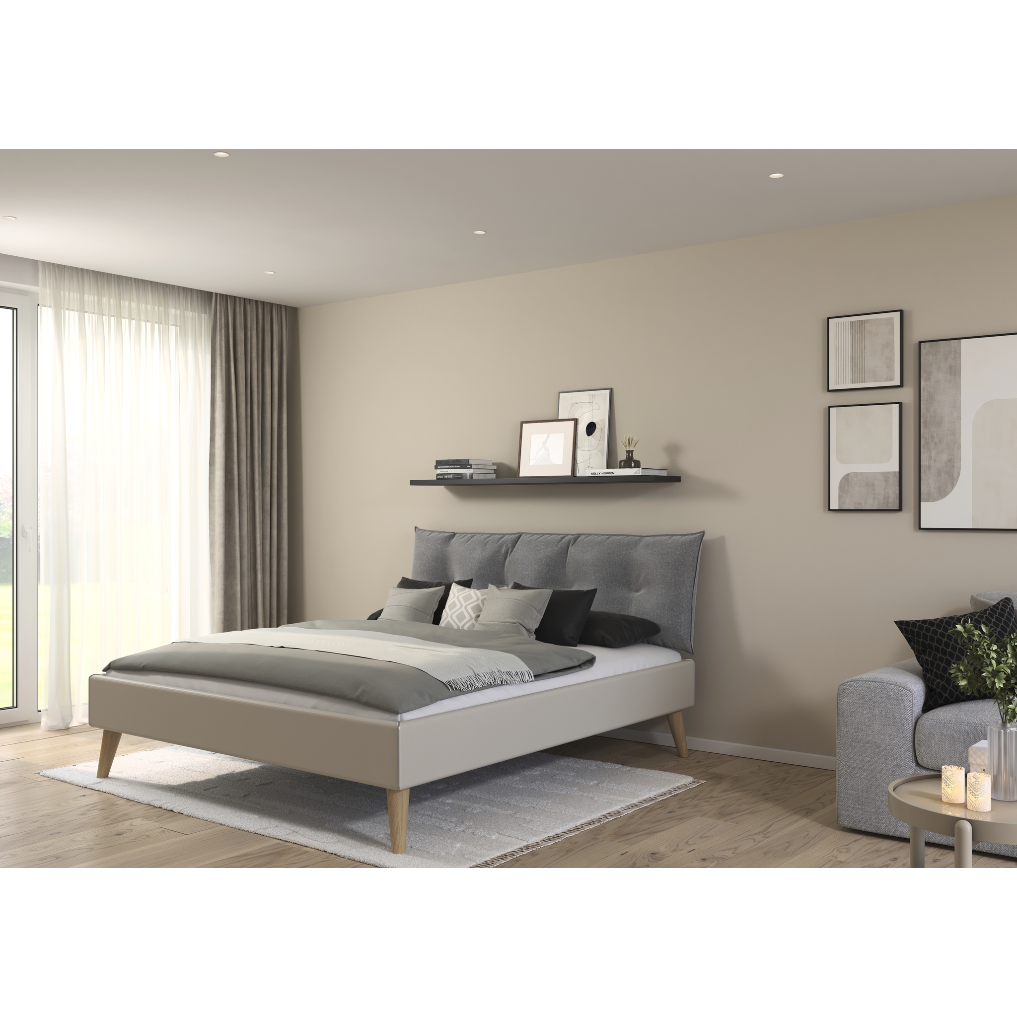 Lit scandinave 180x200