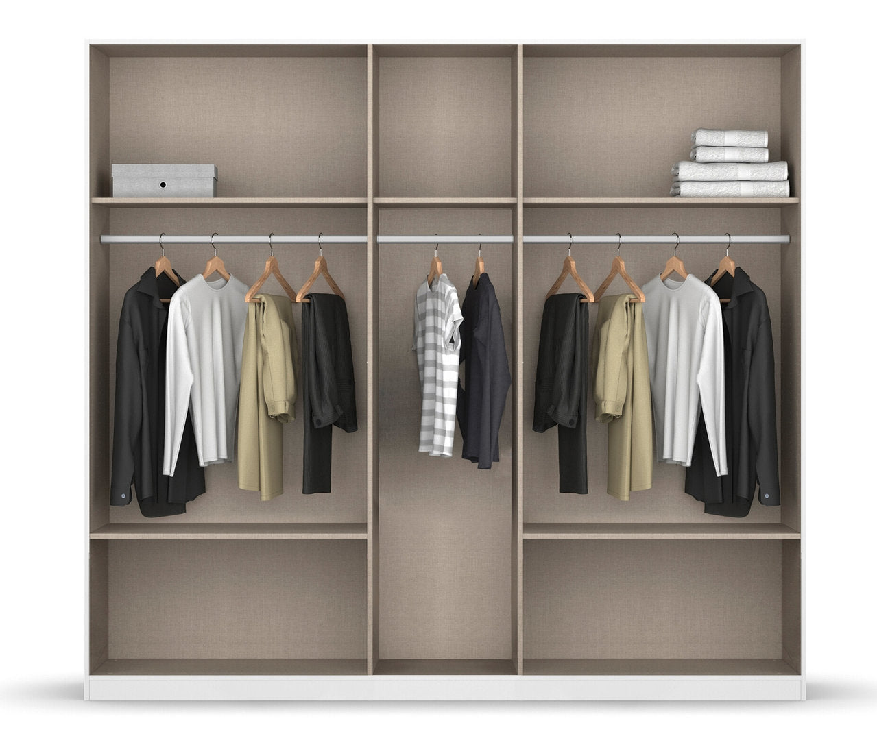 Armoire scandinave à 5 portes