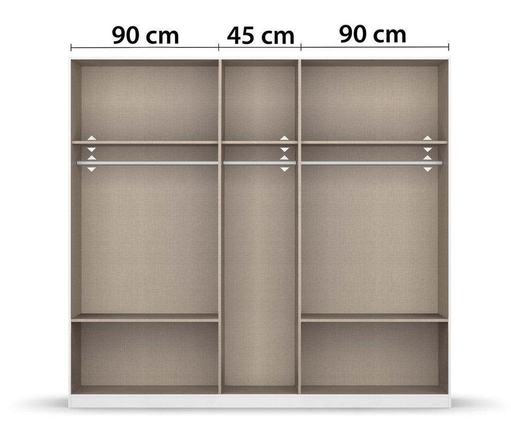 Armoire scandinave à 5 portes