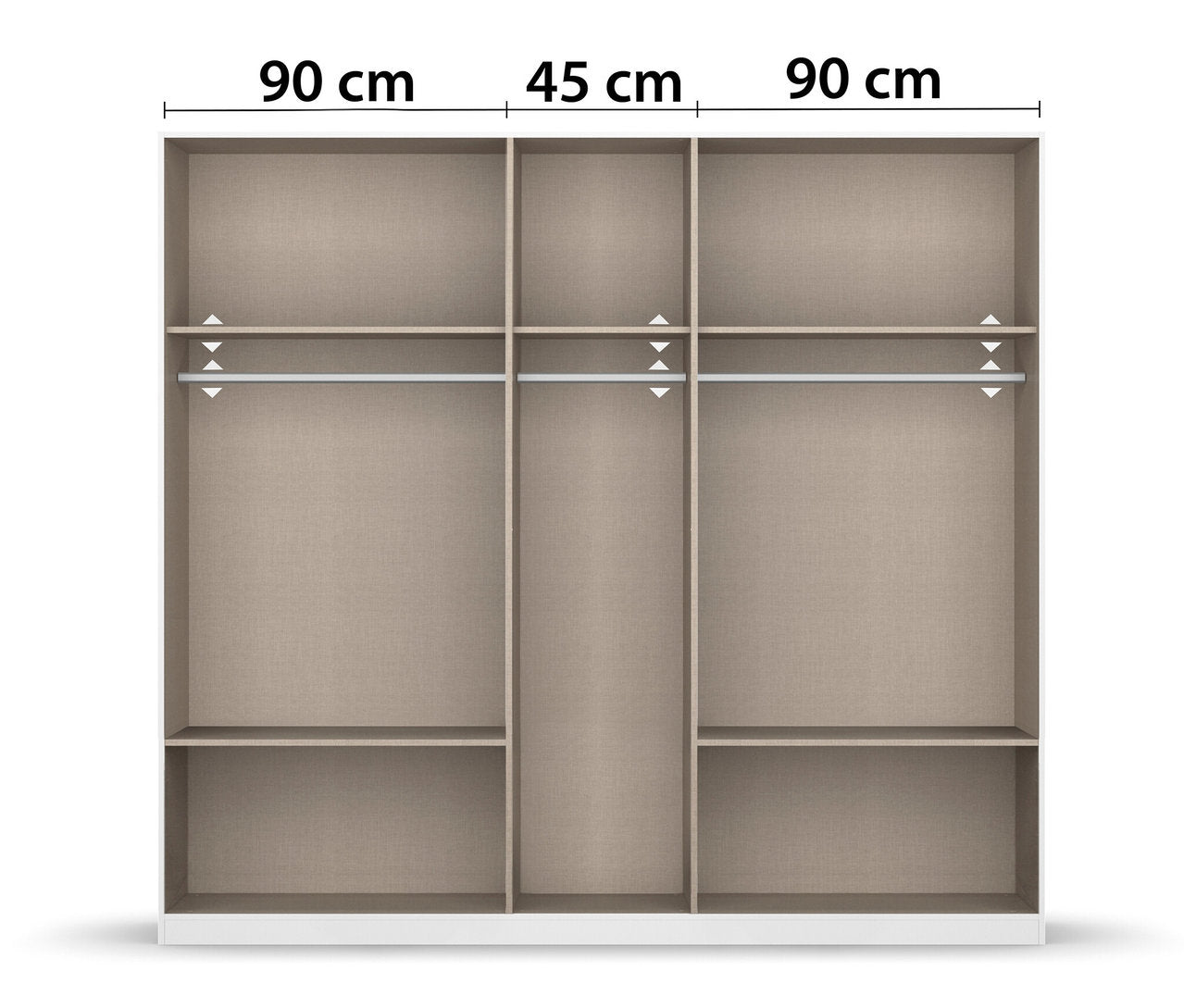 Armoire scandinave à 5 portes