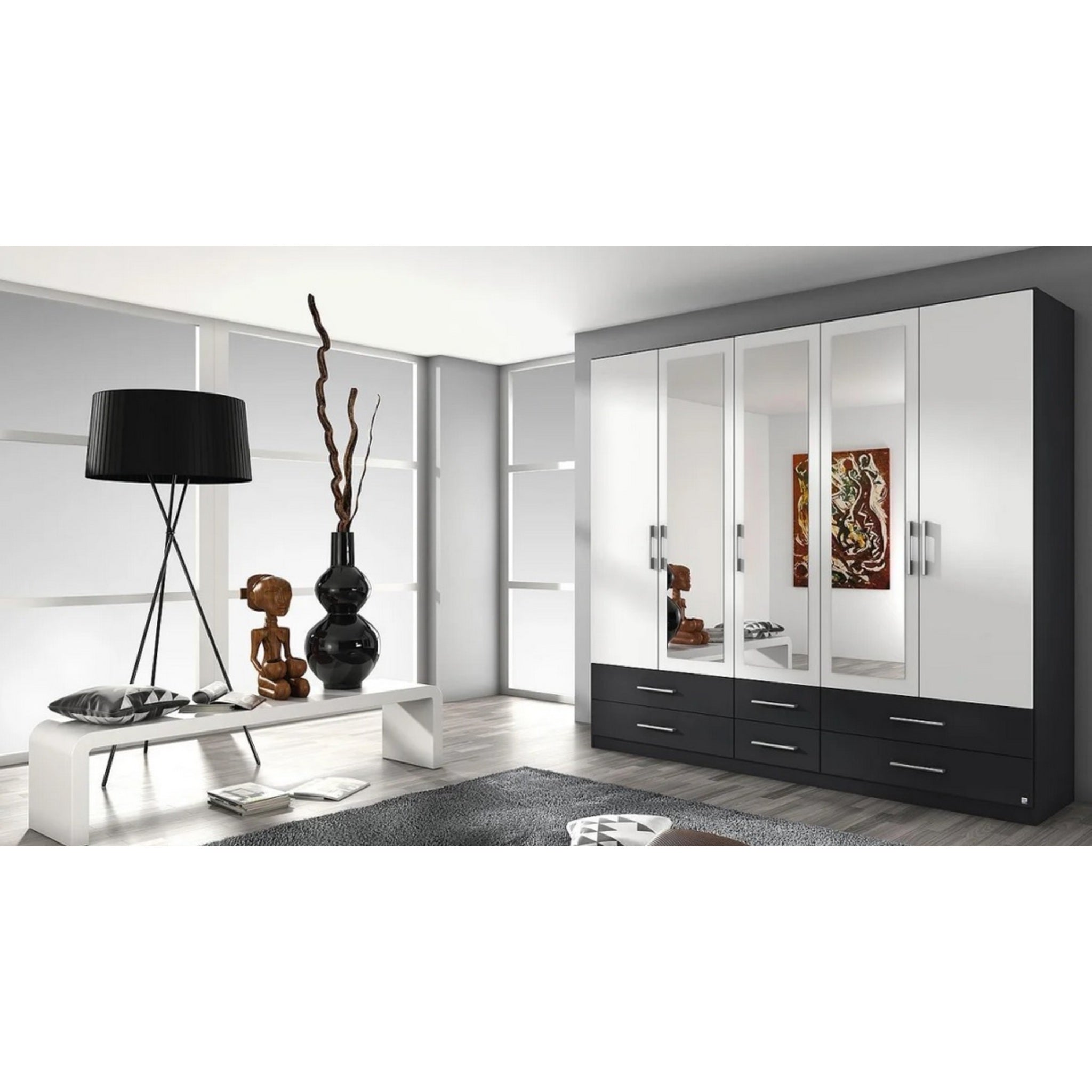 Hersbruck-Armoire supplémentaire 5 portes