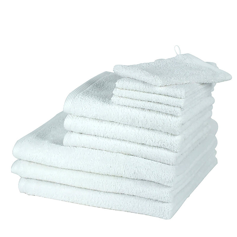 Serviette de bain blanche comme neige de Ladessa