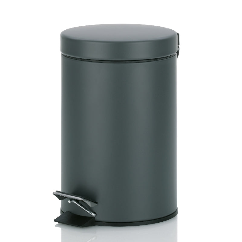 Poubelle cosmétique gris foncé Monaco