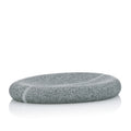 Seifenschale Talus in Grau aus Granit-Optik, ovale Form, natürlicher Stein-Look für das Badezimmer