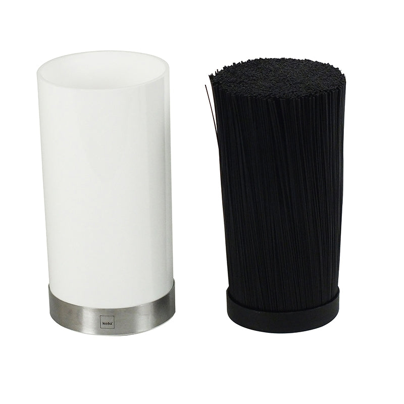 Bloc de couteaux Acida blanc, 6 pièces