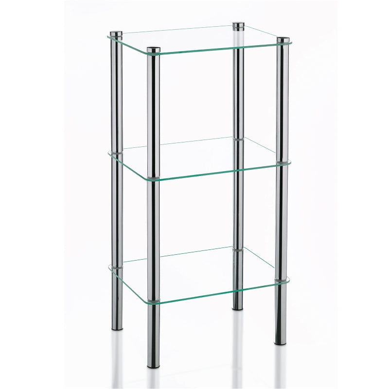 Lars petite étagère chromée