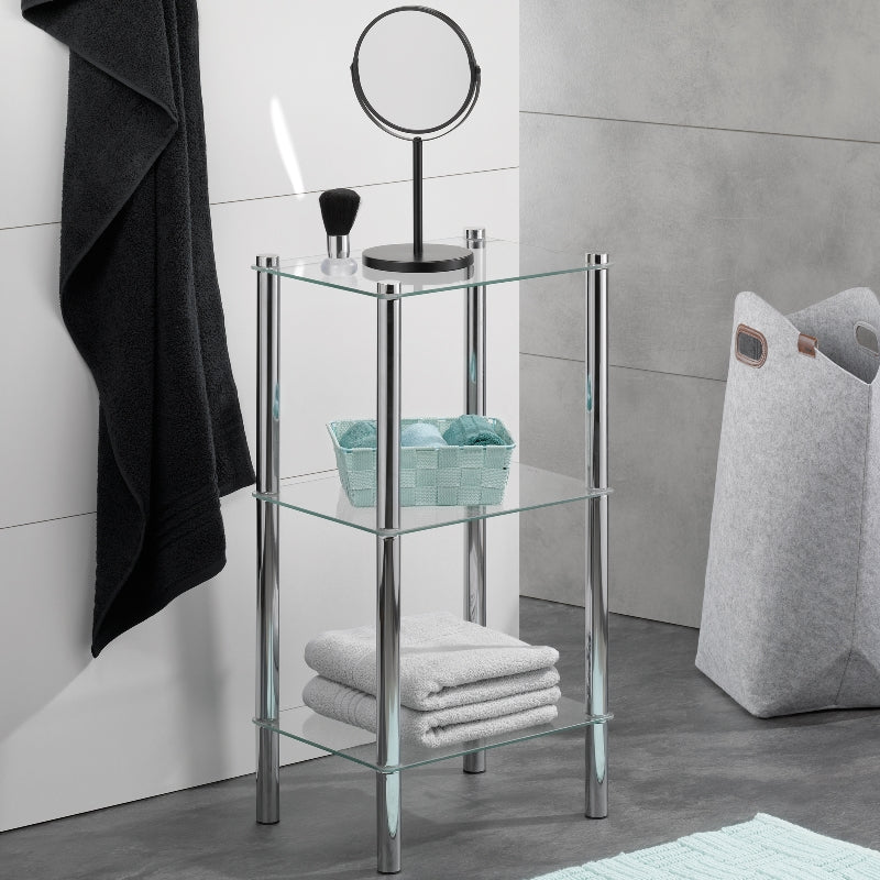 Lars petite étagère chromée