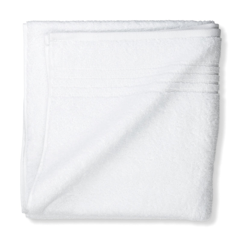 Serviette de bain blanche comme neige Leonora