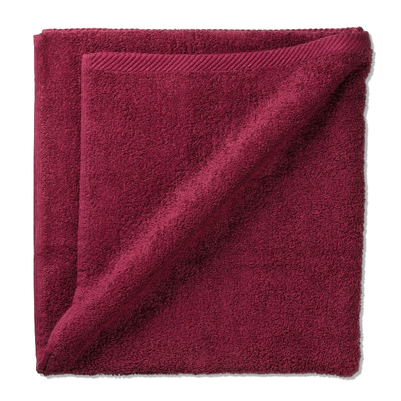 Serviette de bain Ladessa, rouge framboise