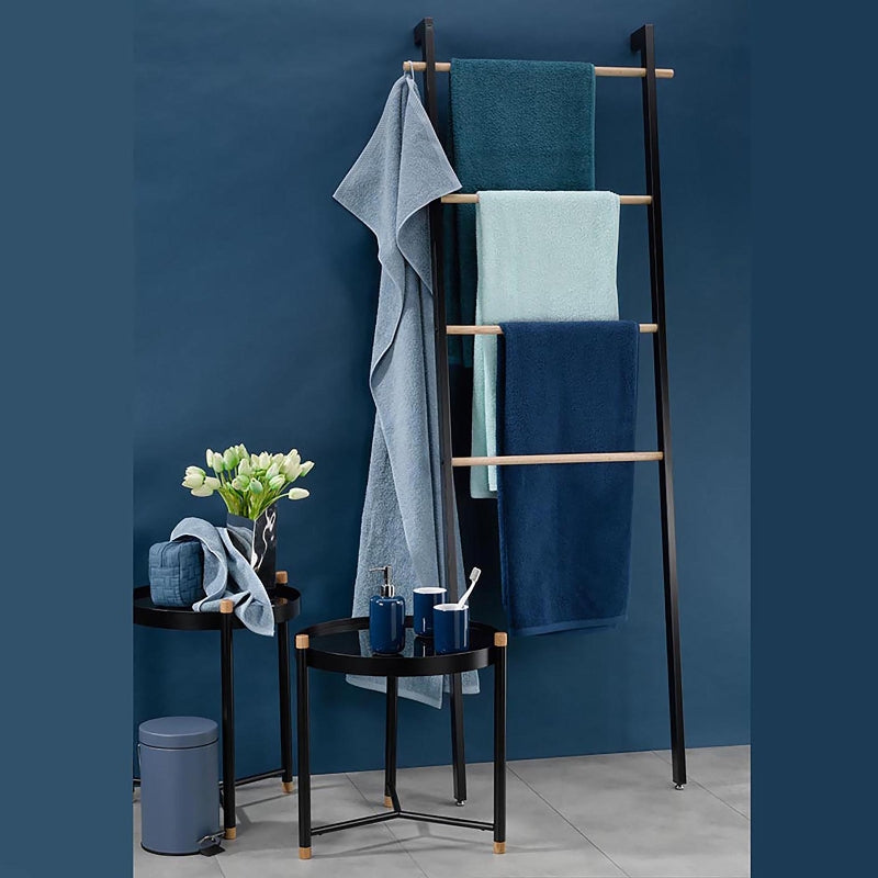 Serviette de bain Ladessa, bleu mauve