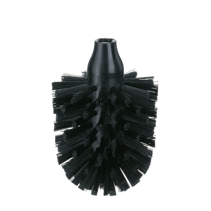 Tête de brosse WC de rechange La Brosse Soft L, 12,5 cm / Ø 8 cm, noire
