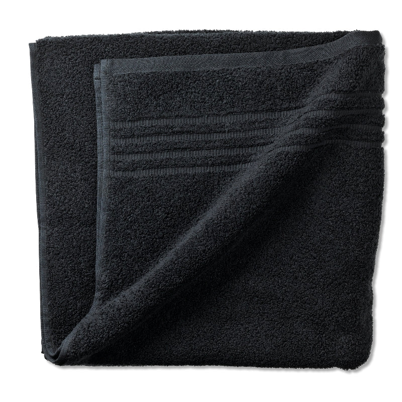Serviette de bain Leonora, noir de jais