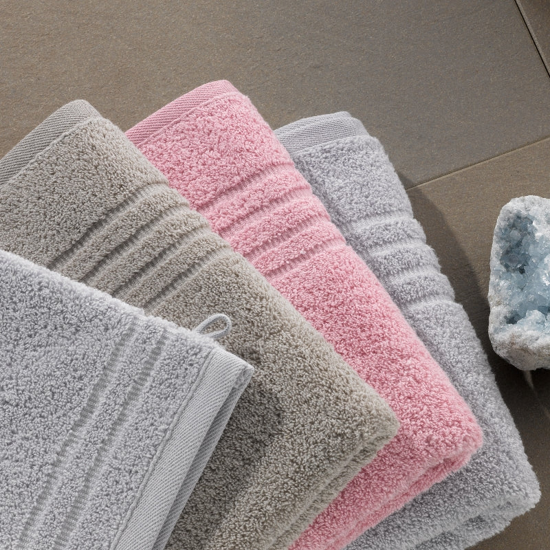 Serviette de bain Leonora, gris givré