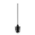 Kela WC-Bürste mit Silikonkopf in Schwarz und Edelstahlgriff, Modell 24309