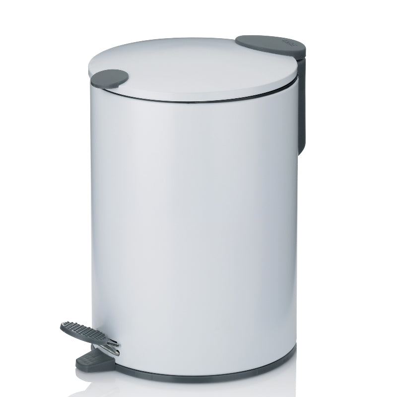 Poubelle cosmétique 3L blanche mate