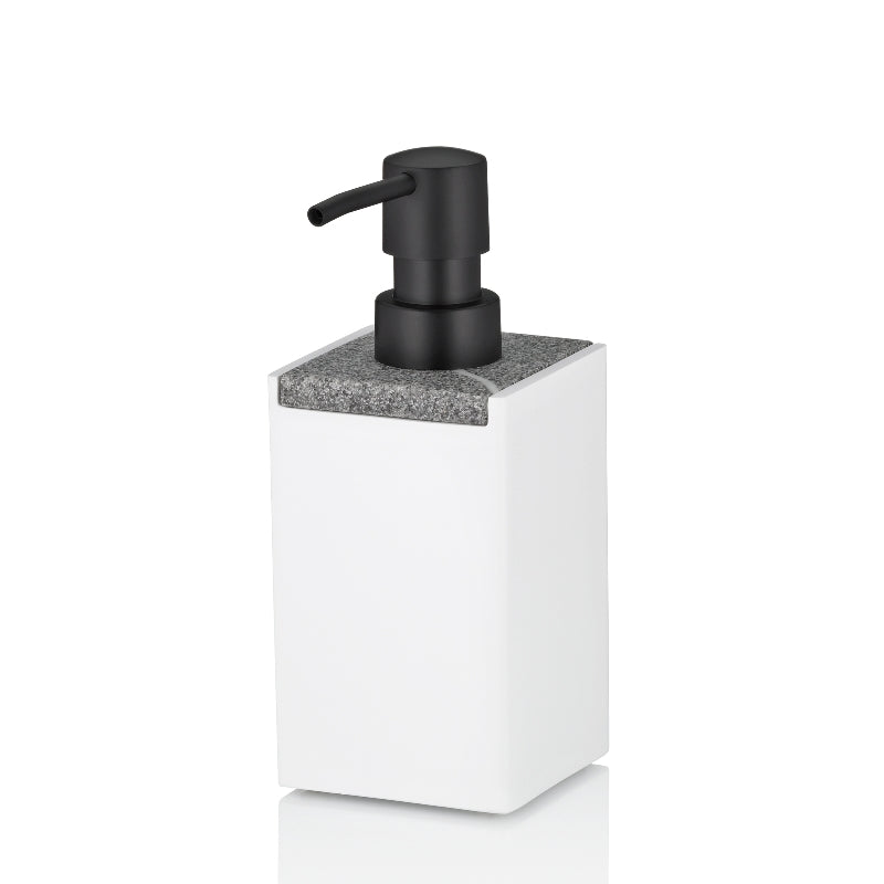 Distributeur de savon Cube Poly blanc