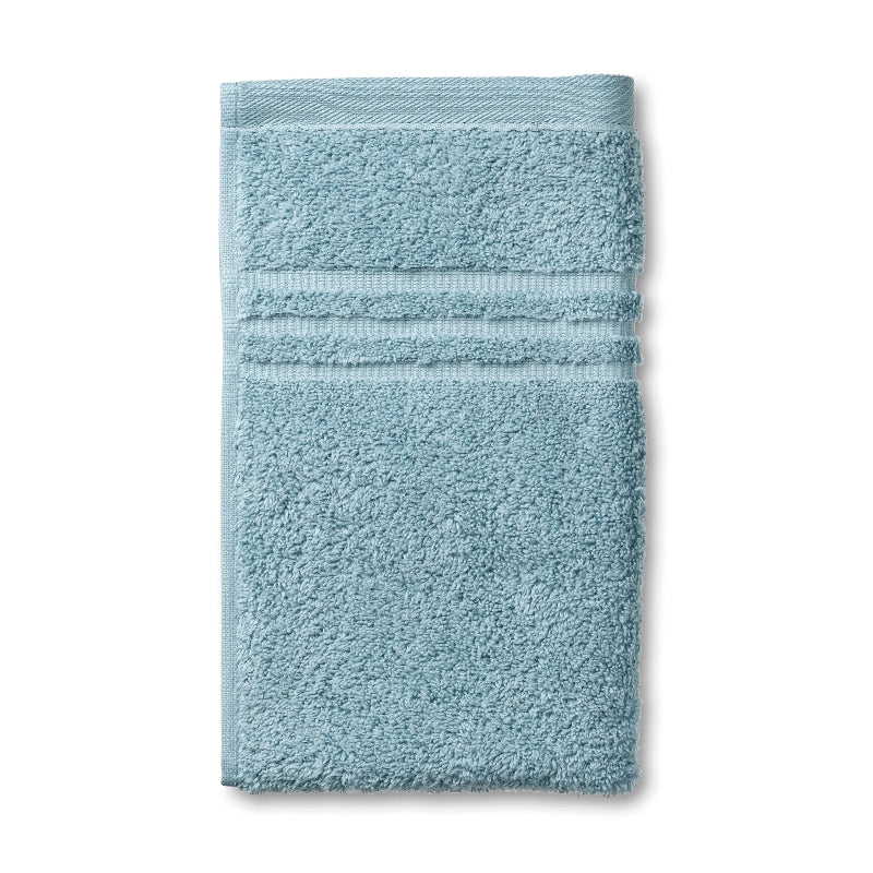 Serviette d'invité Leonora bleu brume 30x50