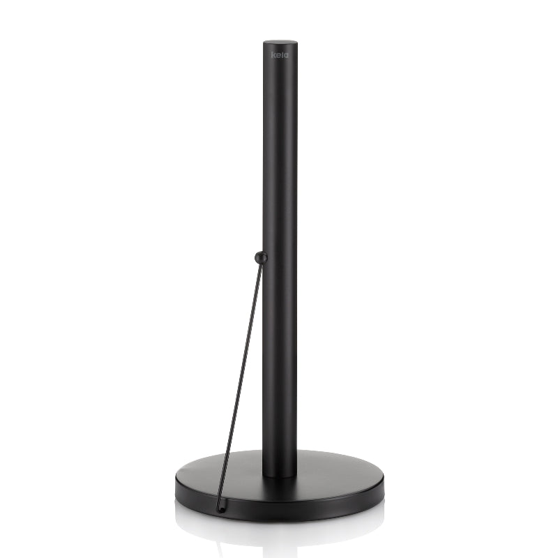 Store enrouleur noir pour porte-rouleau de papier toilette