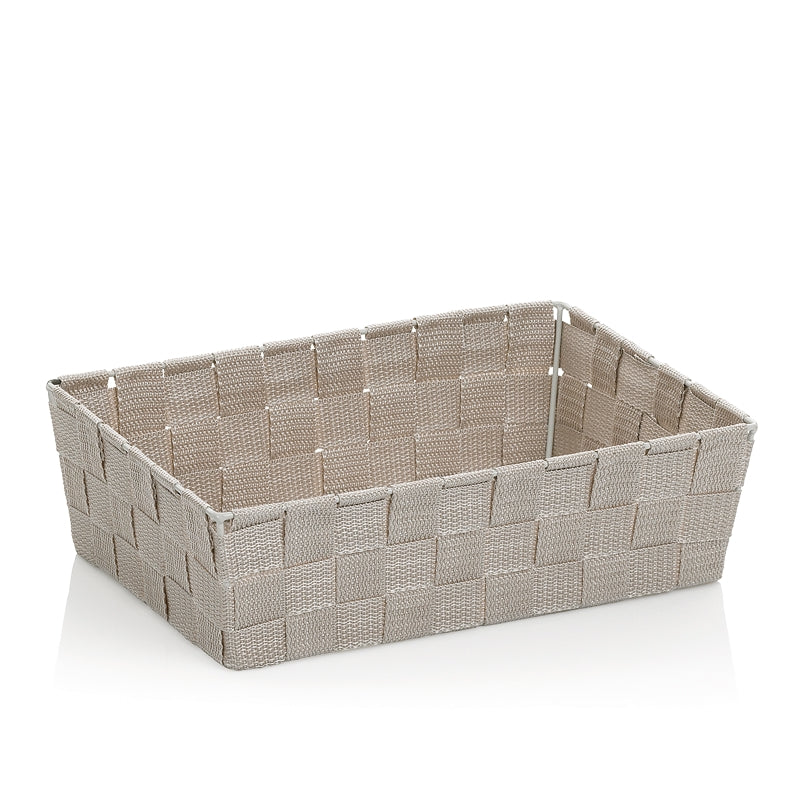 Panier Alvaro, gris argenté