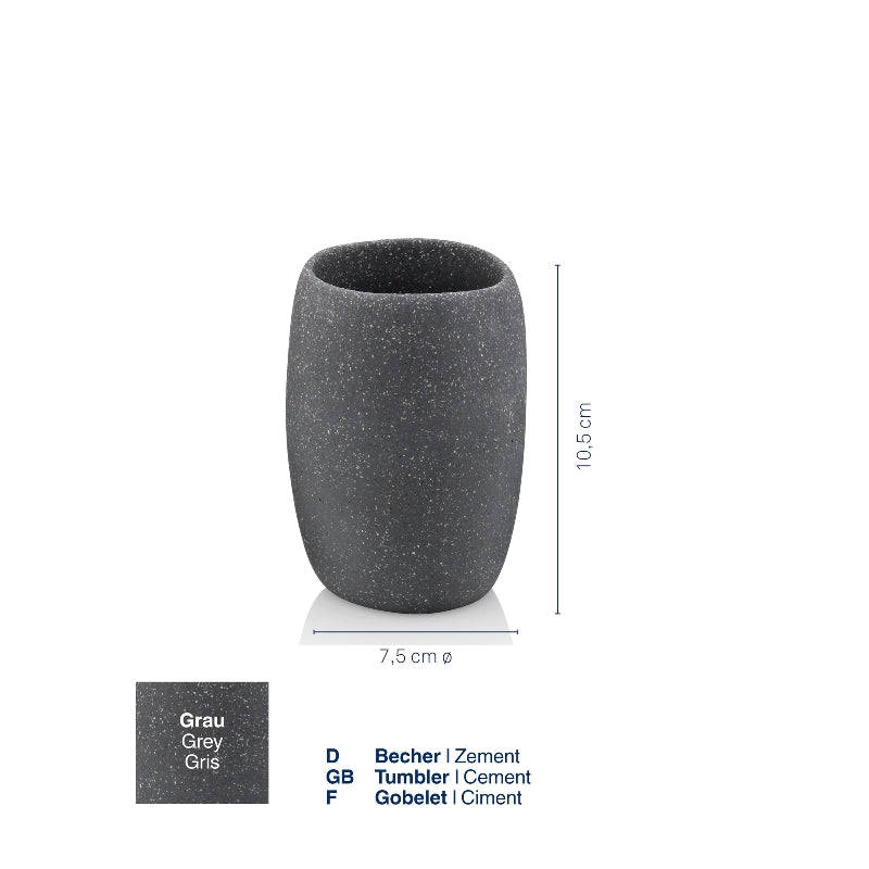 Tasse grise ciment Roda
