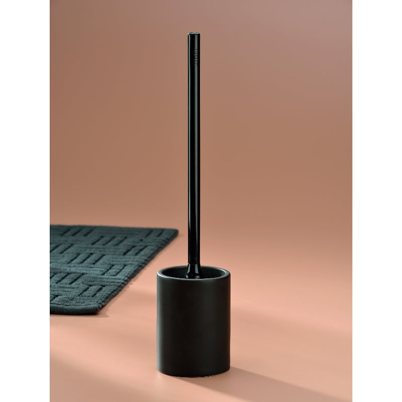 Ensemble de toilette en céramique Matsi, noir mat