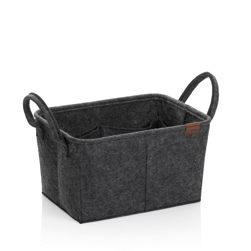Panier Fay, gris foncé