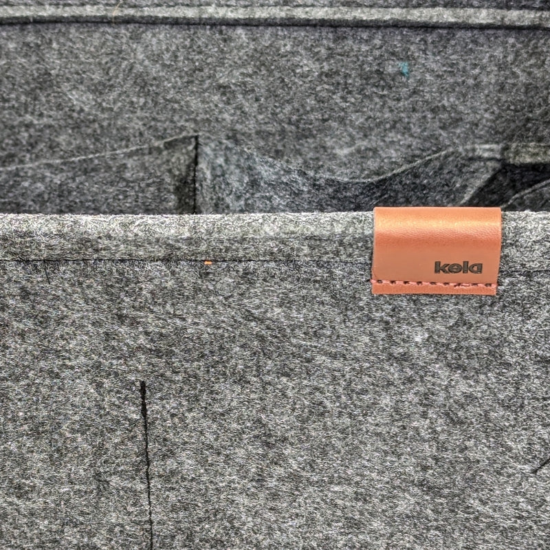 Panier Fay, gris foncé