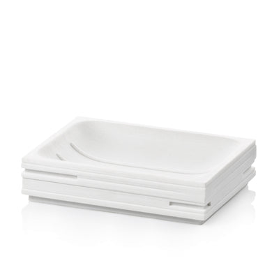 Porte-savon blanc Posidon Poly