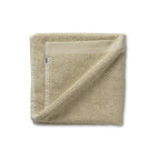 Kela Handtuch Lavinia Beige Bio-Baumwolle, gefaltet, weiche Frottee-Textur, nachhaltiges Badezimmer-Accessoire