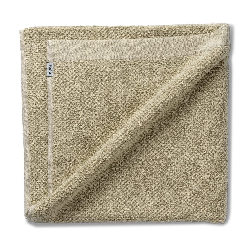 Serviette de bain bio Lavinia beige