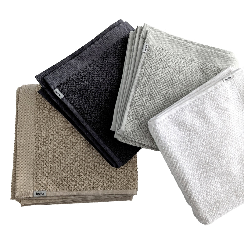 Serviette d'invités bio Lavinia noire