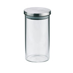 Kela Vorratsdose Baker 0,35L aus Glas mit Edelstahldeckel, luftdicht verschließbar