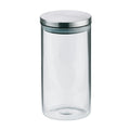 Kela Vorratsdose Baker 1,1L aus Glas mit Edelstahldeckel, transparent, luftdicht verschließbar