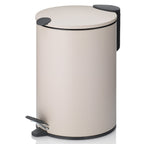 Kela Kosmetikeimer Mats 3L in Beige Matt mit Pedal und Soft-Close-Deckel