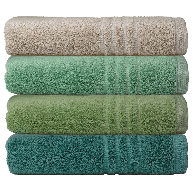 Serviette de sauna Leonora vert sauge