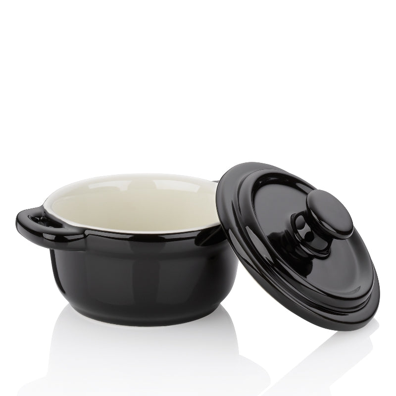 Mini plat de service et de cuisson noir Malin