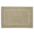 Kela Badvorleger Lavinia in Beige aus Bio-Baumwolle mit klassischem Rahmendesign