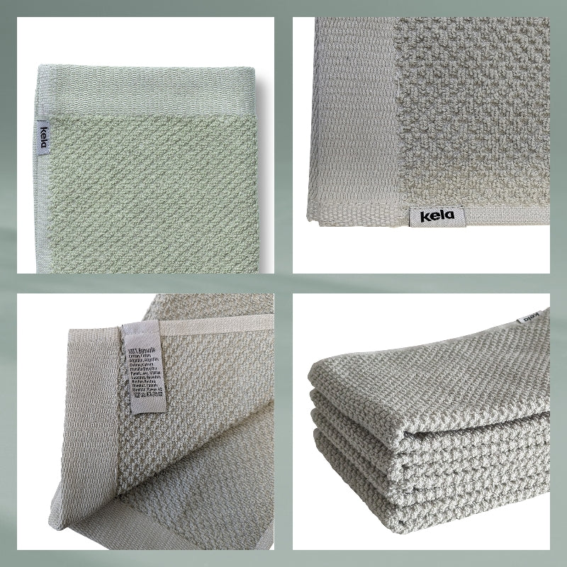 Serviette d'invités BIO Lavinia gris clair