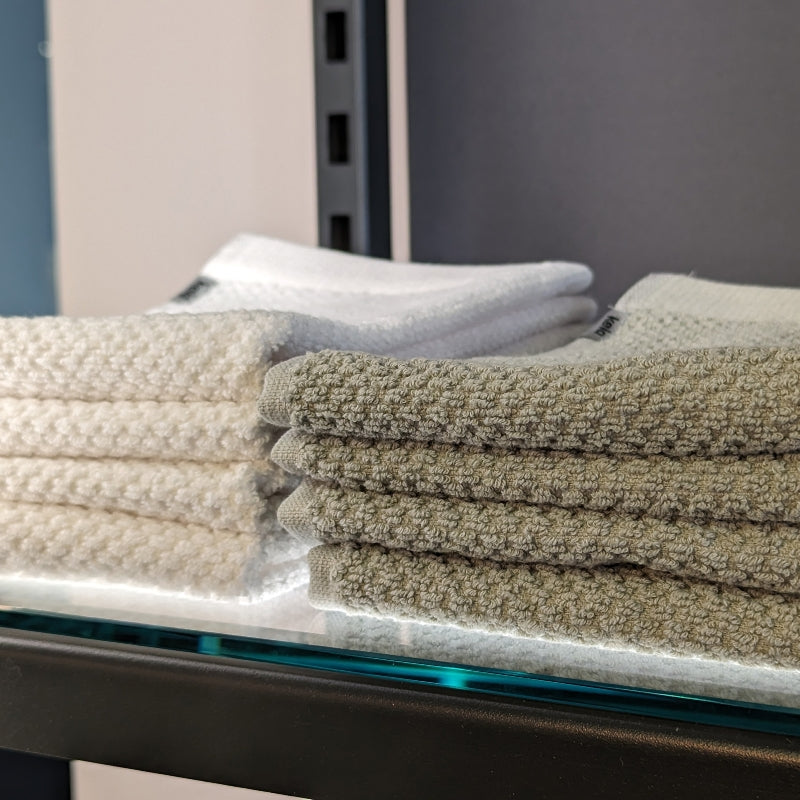 Serviette d'invités BIO Lavinia gris clair