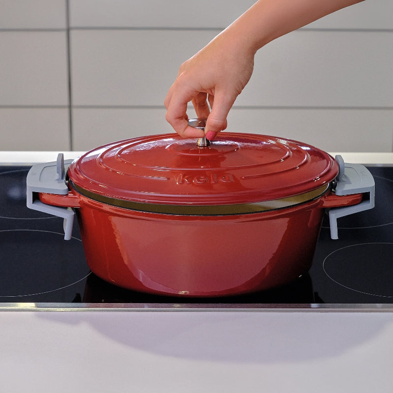 Protection de poignée en silicone rouge Cali