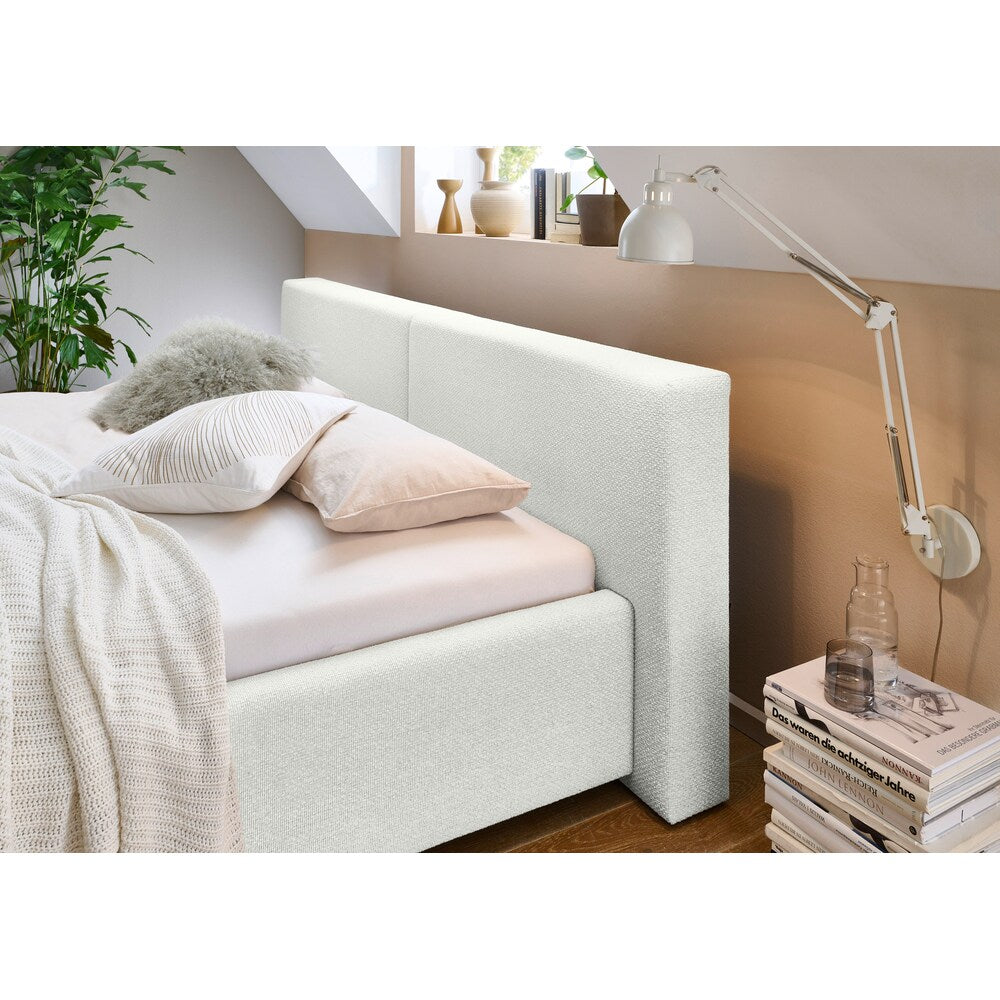 Lit rembourré 180x200 complet avec sommier