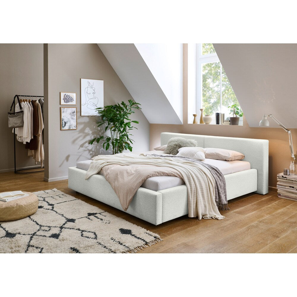 Lit rembourré 180x200 complet avec sommier