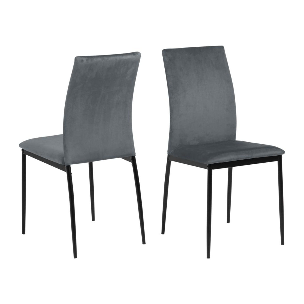 Demina Esszimmerstuhl – Dublin Stoff dunkelgrau 40