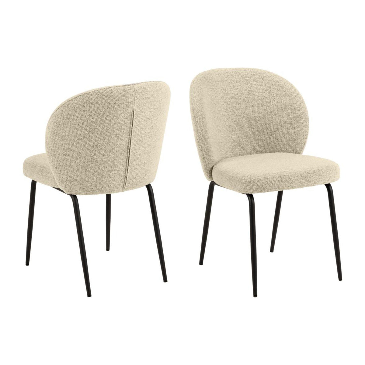 Patricia Esszimmerstuhl – Monza Stoff creme 90
