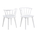 Ida Esszimmerstuhl – Gestell weiss SH Lack Rubberwood