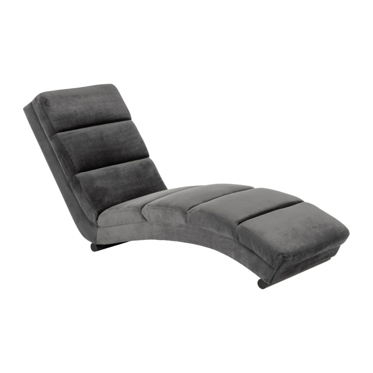 Slinky Chaiselongue – Vic Stoff dunkelgrau 28