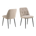 Brooke Esszimmerstuhl – Monza Stoff beige 60 FR
