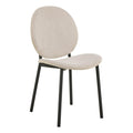 Cliff Esszimmerstuhl – Caso Stoff beige 3