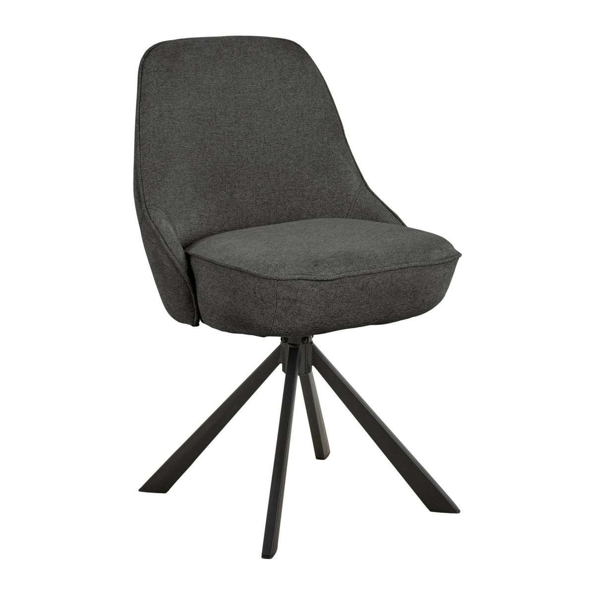 Carlton Esszimmerstuhl – Apia Stoff dunkelgrau 458