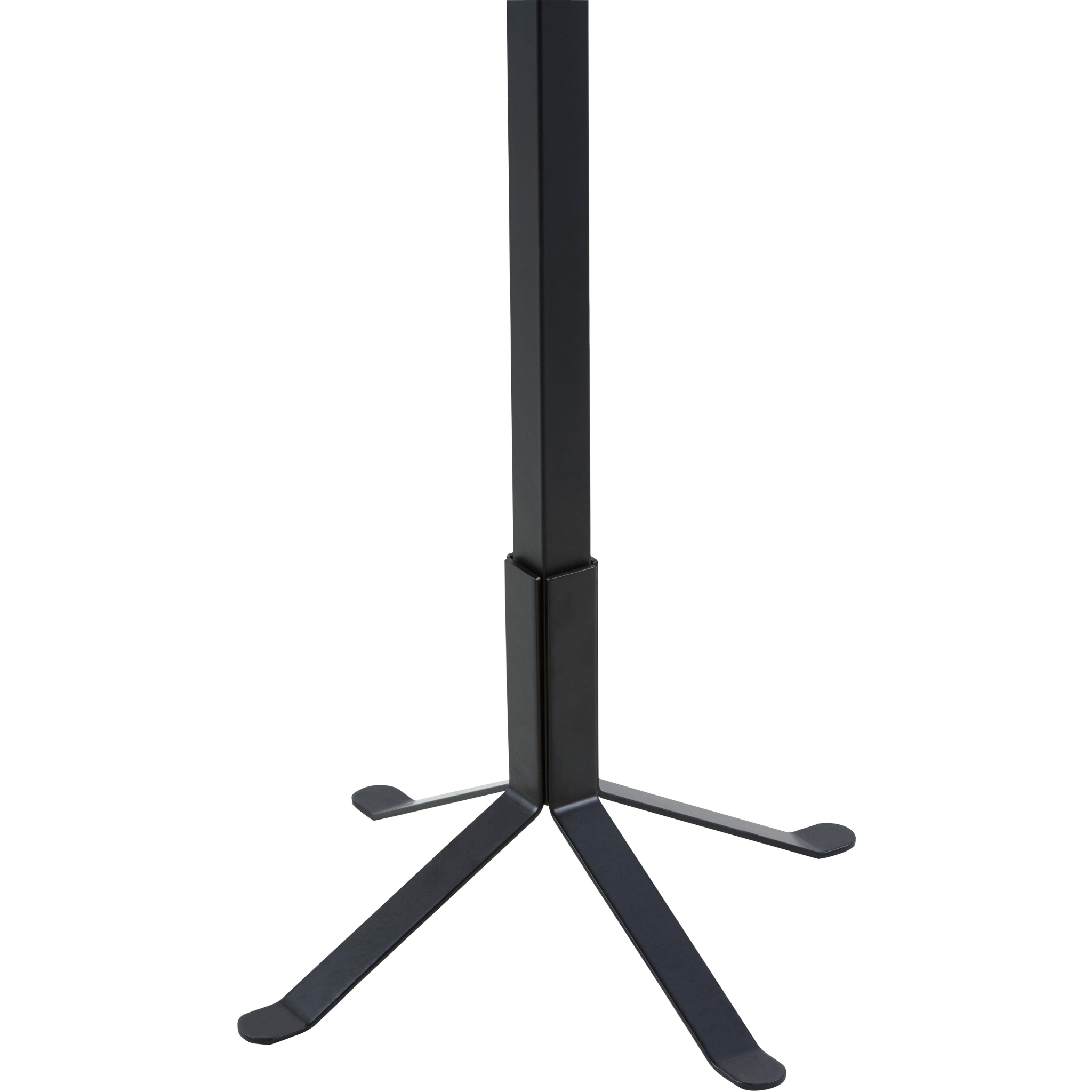 Porte-manteau en métal noir mat pour entrée